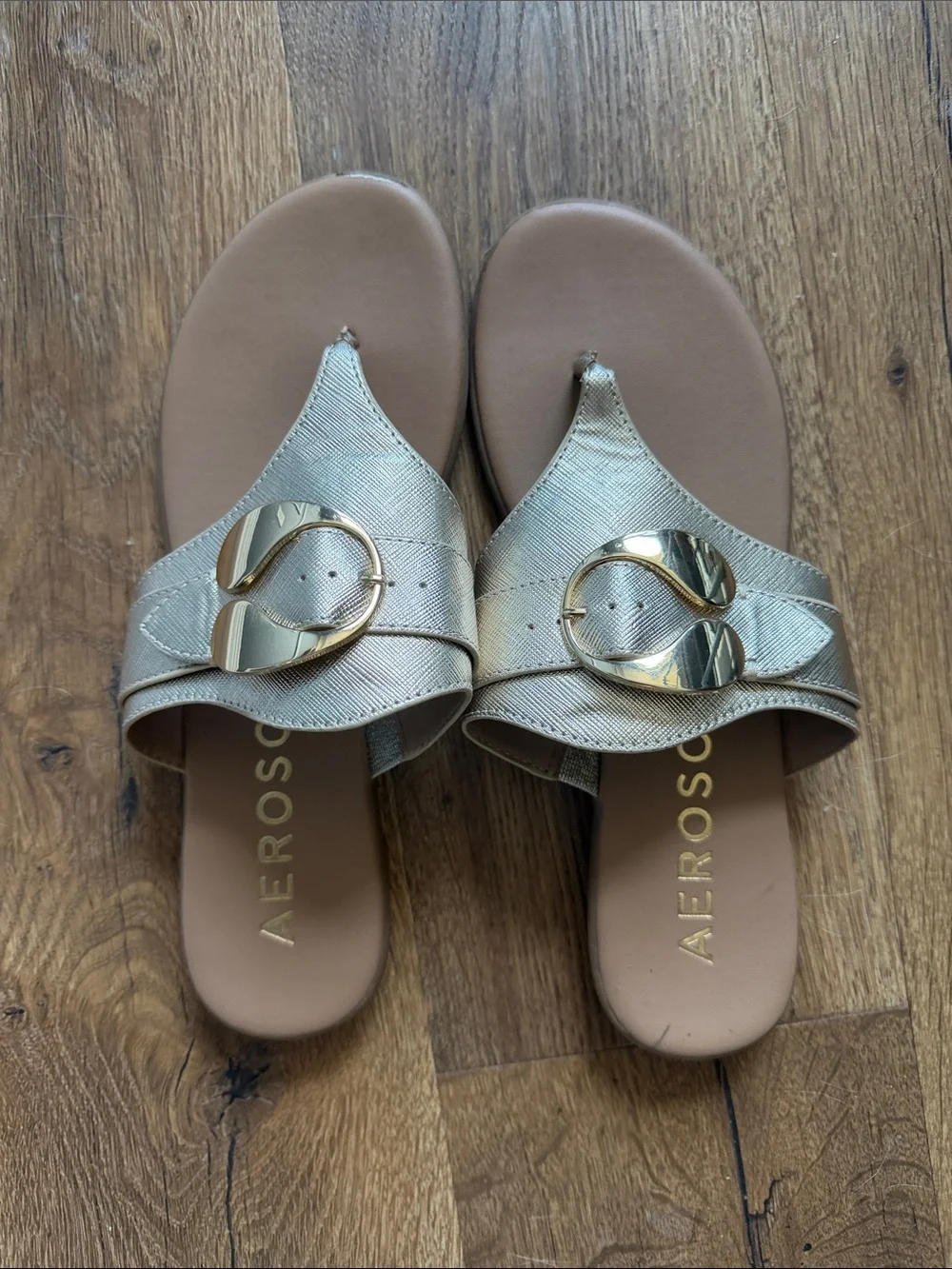 Aerosoles Glam gold sandal
